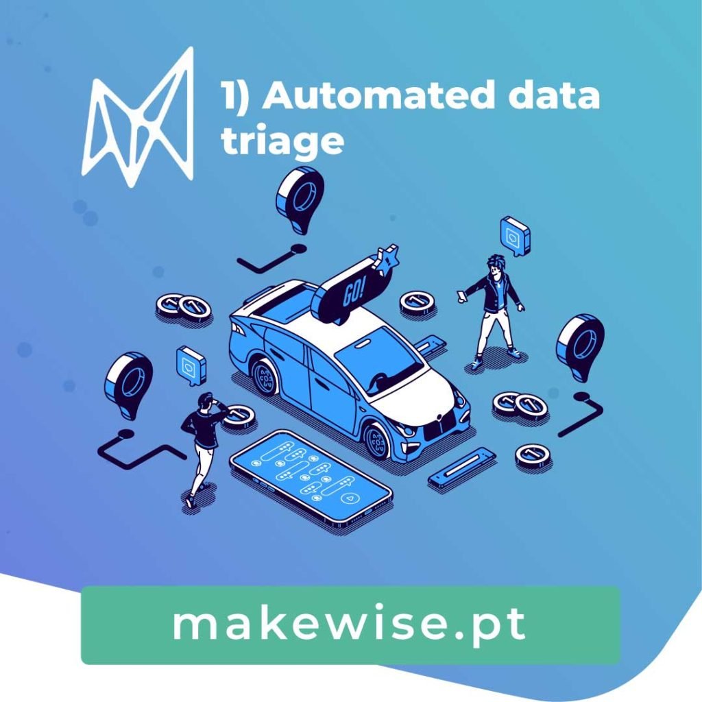 1) Triagem automatizada de dados
