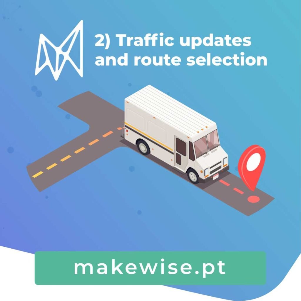 Traffic updates and route selection