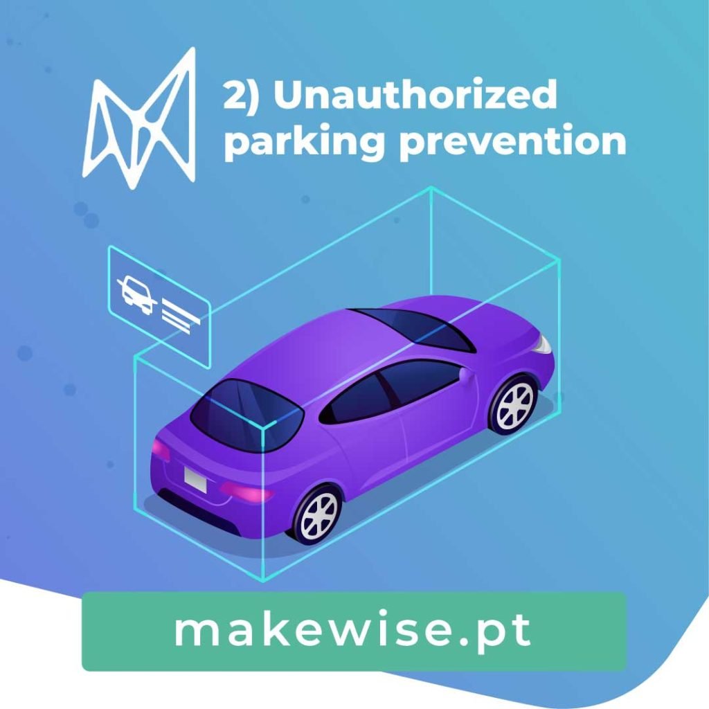 2) Unauthorized parking prevention