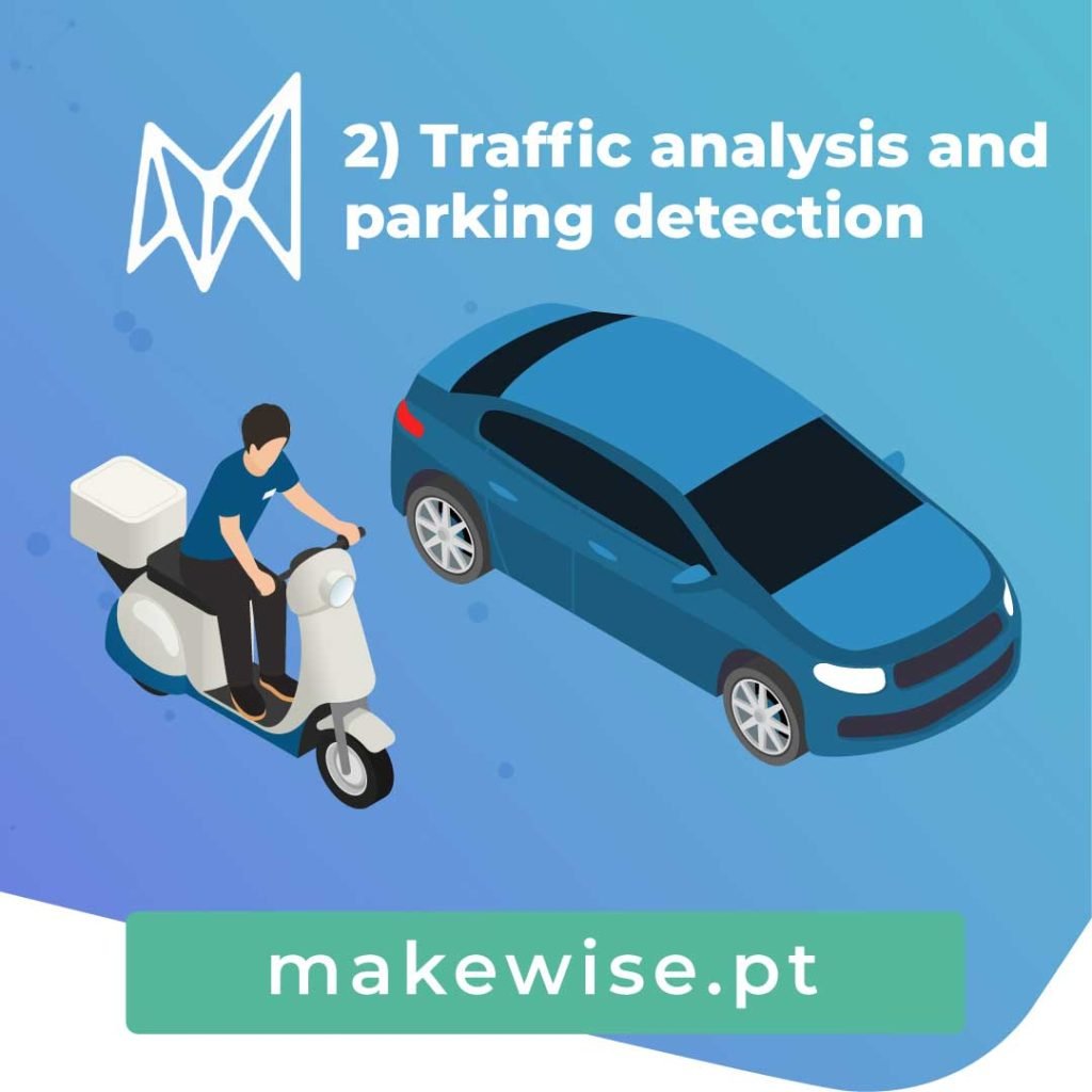 2) Traffic analysis and parking detection