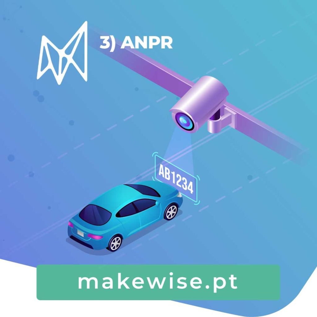 3) Automated number plate recognition (ANPR)
