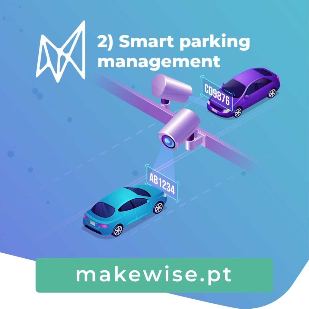 2) Smart parking management