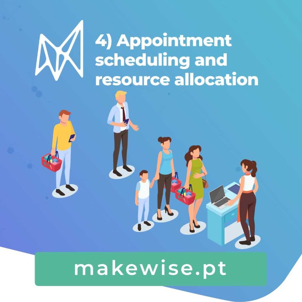 4) Appointment scheduling and resource allocation